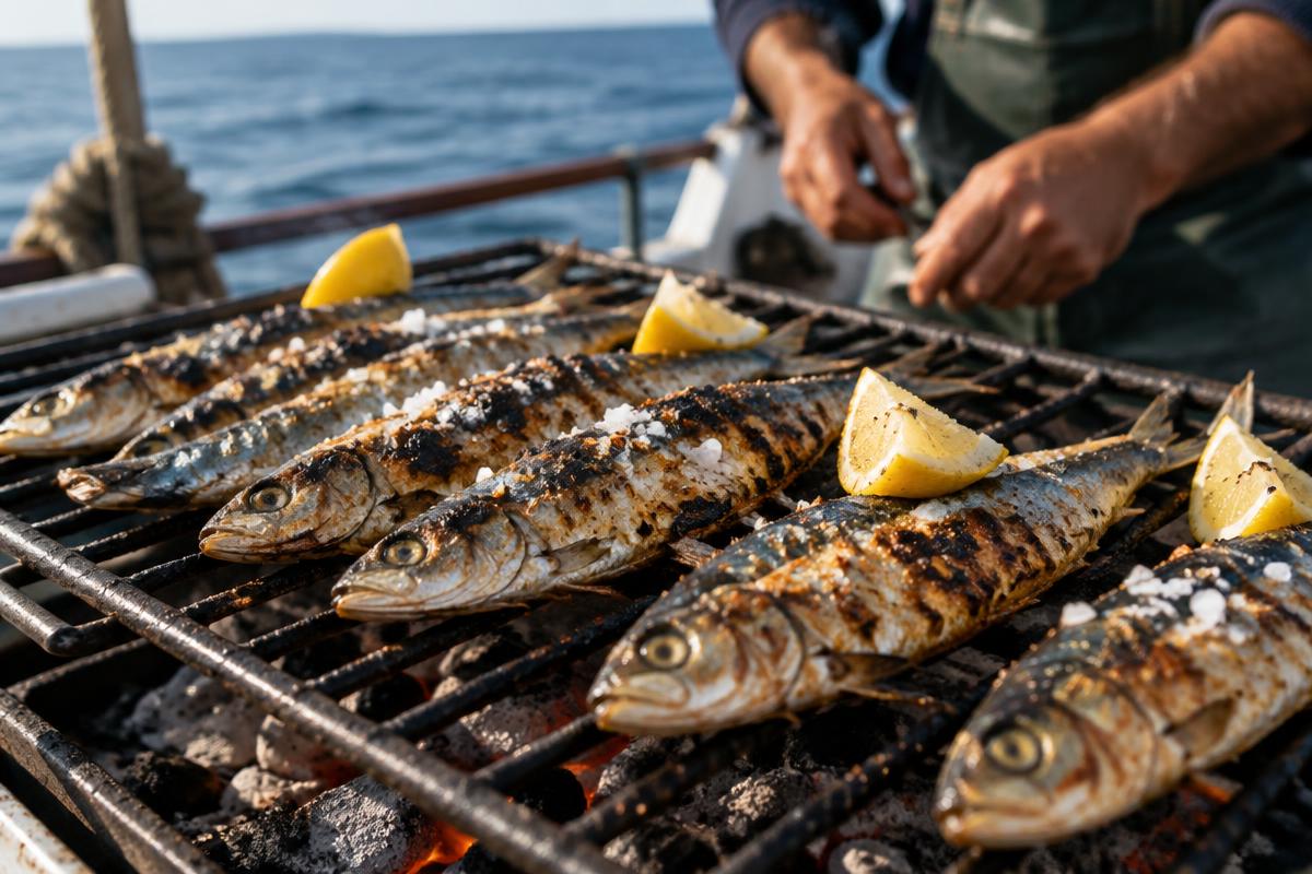 Sardinen vom Grill